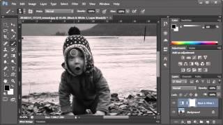 Creating Masks with Adjustment Layers in Photoshop