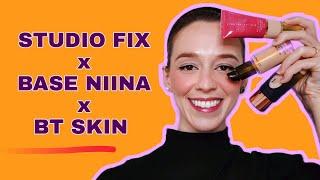 Resenha comparativa Studio Fix da MAC base da Niina Secrets e a BT Skin. Qual a melhor?