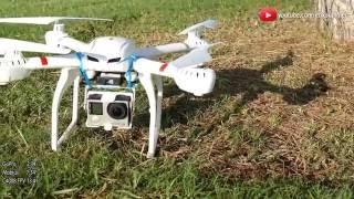 MJX X101 Quadcopter Footage from GoPro Mobius and C4008 Camera