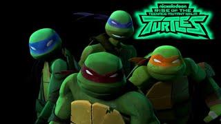 TMNT 2012 But With Rise Of The Teenage Mutant Ninja Turtles Theme