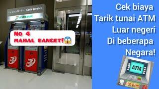 Biaya Tarik Tunai ATM di Beberapa Negara Favorit Turis Indonesia