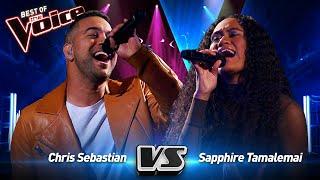 Perfectly matched EMOTIONAL singers BELT IT OUT on The Voice battles  2 Blinds 1 Battle