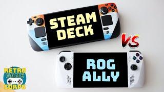 ASUS ROG Ally vs Steam Deck -- Deep Dive Comparison