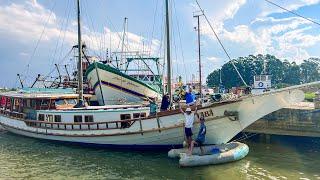 Prepping our RESTORED boat for her FIRST ANCHORAGE — Sailing Yabá 205
