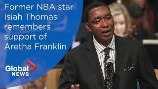 Aretha Franklin funeral Isiah Thomas FULL eulogy