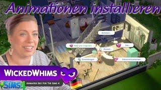 Wicked Whims Animationen installieren Installations Guide Ep 2  SimSaraBim