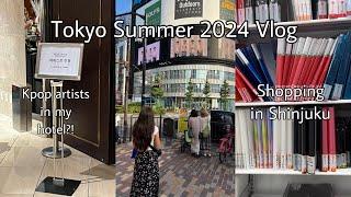 VLOG  Exploring Tokyo  Shinjuku shopping Show Music Core Lineup in my Hotel Senso-Ji Shrine