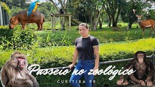 Fomos passear no zoológico de Curitiba  e claro que eu tinha que mostrar para Vocês