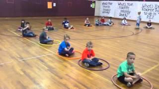 Musical Hula Hoops - A P.E. Game