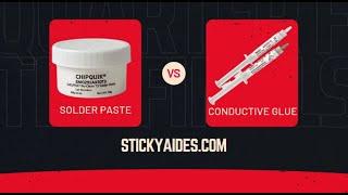 Conductive Glue vs  Solder