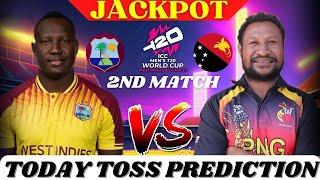 WI VS PNG Toss Prediction  2nd T20 World Cup  West Indies vs Papua New Guinea Toss Prediction 