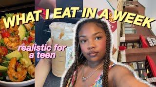 WHAT I EAT IN A WEEK *realistic*