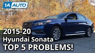 Top 5 Problems Hyundai Sonata Sedan 7th Generation 2015-20