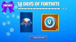 What Happens When You UNLOCK ALL 14 DAYS OF FORTNITE REWARDS? Fortnite Final Reward Unlocked