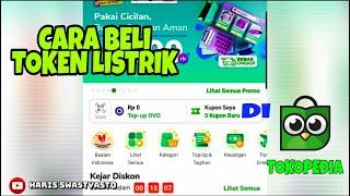 CARA BELI TOKEN LISTRIK  DI TOKOPEDIA