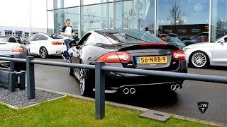 530HP Jaguar XKR Coupe 75th Anniversary Loud SOUNDS Revs & Accelerations