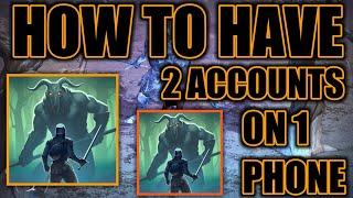 HOW TO HAVE 2 GRIM SOUL ACCOUNTS ON 1 PHONE  - GRIM SOUL SURVIVAL