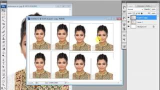 Create Passport Size Photo in Adobe Photoshop CS3 In Studio