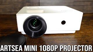 Artsea Mini 1080P Bluetooth HDMI Projector