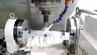 How milling on a 4-axis CNC machine works