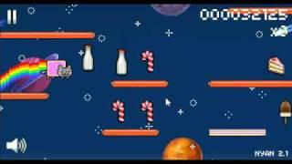 Nyan Cat Lost in Space Game Play FLASH GAME