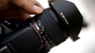 Samyang 8mm f3.5 Hood Detachable HD Fisheye lens review with samples APS-C and full-frame