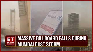 Mumbai Heavy Rain Massive Billboard Falls During Mumbai Dust Storm More Than 40 Injured  Top News