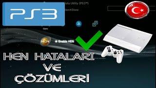 PS3  ENABLE HEN DONMASIPS3 KAPANMASIHEN FAIL HATALARI VE ÇÖZÜMLERİ  REHBERİ