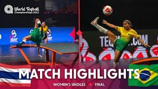 World Teqball Championships  Womens Singles Final  Highlights