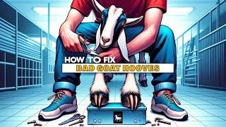 Fixing Bad Goat Hooves