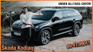 Skoda Kodiaq im Alltags-Test 2025 Wir fahren das NEUE SUV ab 41.990€ Fahrbericht  Review  Test