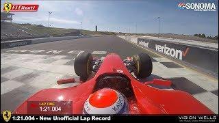 2019 Ferrari Corse Clienti Sonoma Raceway -  Marc Gene F2004 Record Lap