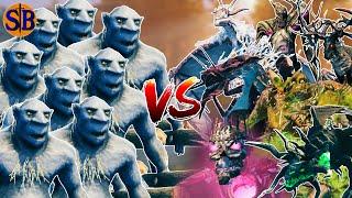 50 Trolls vs Every Bosses  Valheim Mob Battle