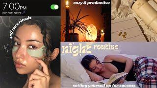 THE NIGHT ROUTINE THAT CHANGED MY LIFE  easy tips to form healthy habits for happiness & success