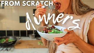 FROM SCRATCH MEALS A Week of Dinners  Family of 5 what we eat in a week