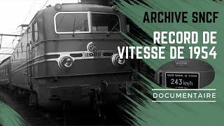  La locomotive CC7121 à 243 kmh il y a 70 ans. Nouveau record de vitesse.