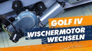 Wischermotor hinten wechseln  VW Golf IV  Tutorial