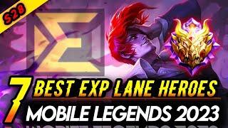 7 BEST EXP LANE HEROES 2023  Mobile Legends Best Hero