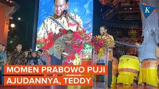 Momen Mayor Teddy Minta Prabowo Rapikan Saku Baju Dijanjikan Naik Pangkat