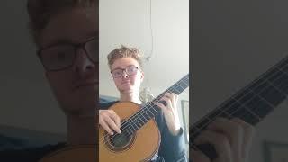 Max Müller - practicing fast scales on guitar part 5