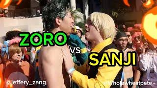 ONE PIECE ZORO VS. SANJI ROAST BATTLE pt. 2 with @WholeWheatPete