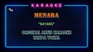 MENARA - SAYANG  LIRIK KARAOKE TANPA VOKAL #rockkaraoke