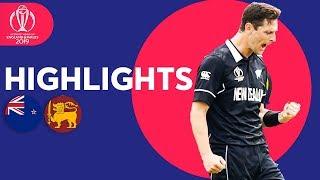 Henry Takes 3 In Big Win  New Zealand vs Sri Lanka - Match Highlights  ICC Cricket World Cup 2019