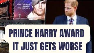THE AWARD GOES FROM BAD TO WORSE - BREAKING NEWS #princeharry #meghan #meghanandharry