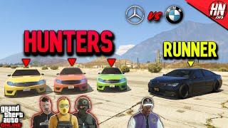 BMW vs MERCEDES GTA 5 ManHunt