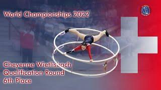 Cheyenne Wietlisbach World Championships 2022 in Gymwheel Junior Woman Qualification 6th Place