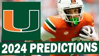 Miami Hurricanes 2024 Season Predictions