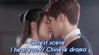 Morning kiss scene ‍️‍‍ Cutest couples  I hear you Chinese drama   korean Hindi mix songs 