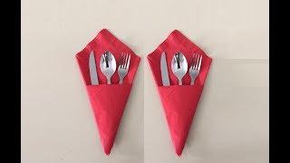 DIY  Easy Napkin Folding by {MadeByFate} #6