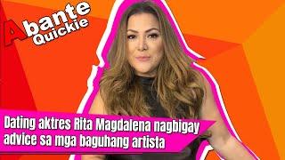 Dating aktres Rita Magdalena nagbigay advice sa mga baguhang artista  ABANTE QUICKIE